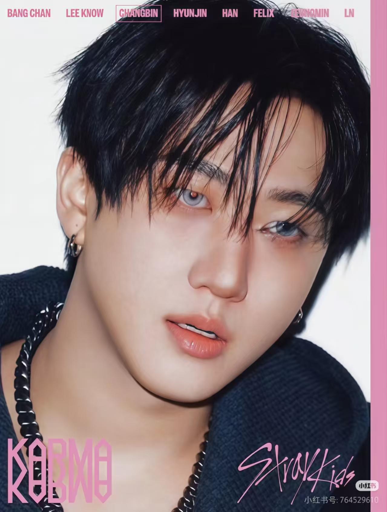

Stray Kids 4-й альбом KARMA Версия аккордеон. (Предзаказ включает подарок) changbin