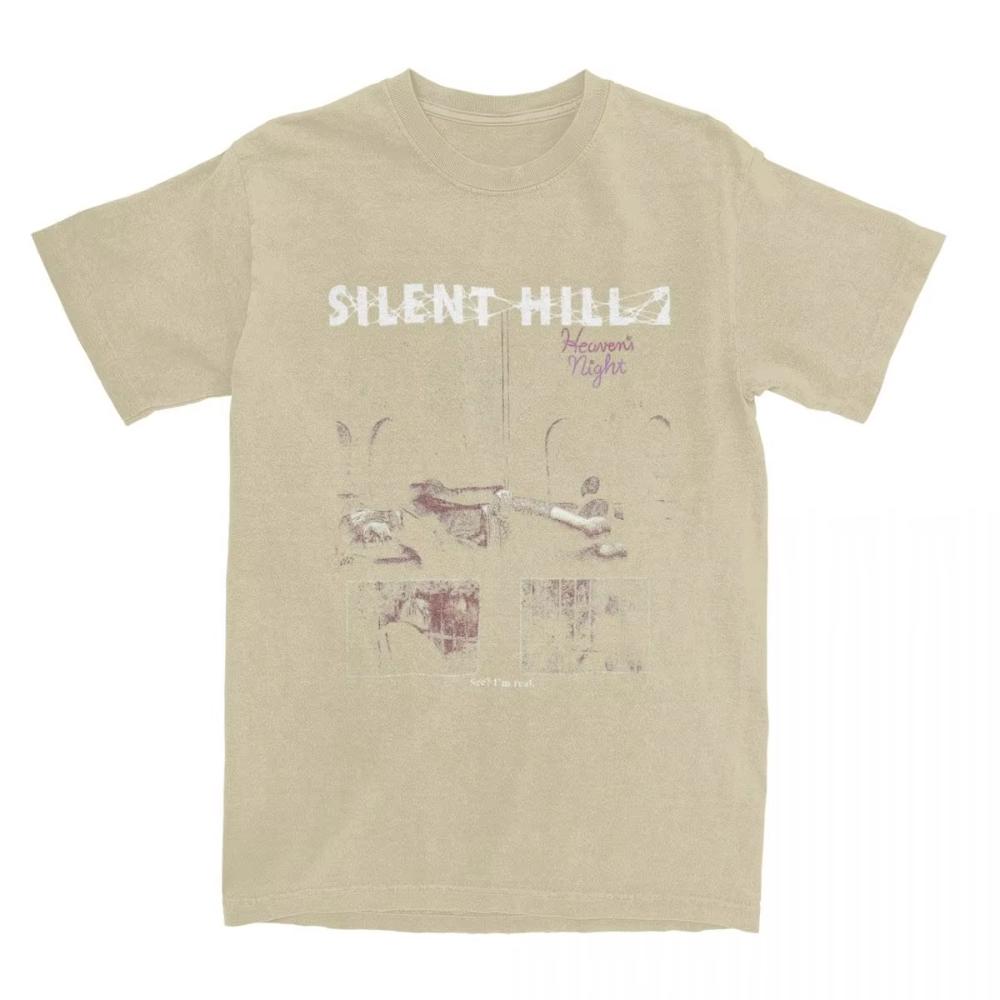 SH2 Heavens Night Silent Hill Stuff Shirts for Men Women Casual Cotton Summer Tops Printed Oversized Fashion Tshirt