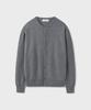 Union Blue Haru Cashmere Wool Crop Cardigan [Dark Gray]