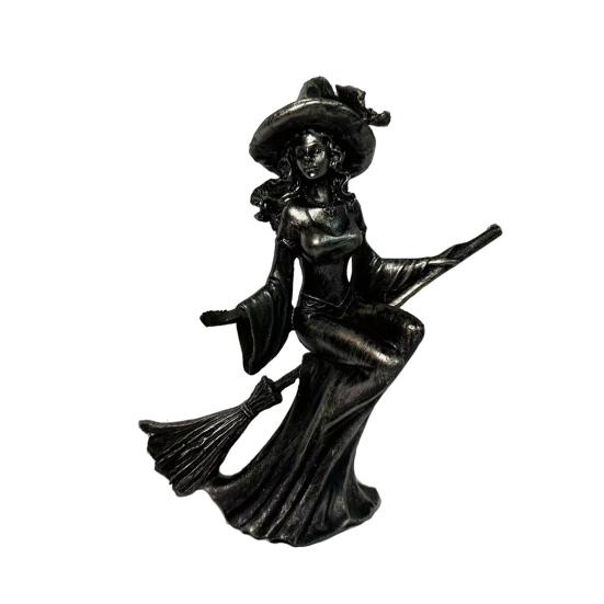 Sexy Witch Figurine Gothic Witch Ornament Desktop Decorative Witch Sculpture