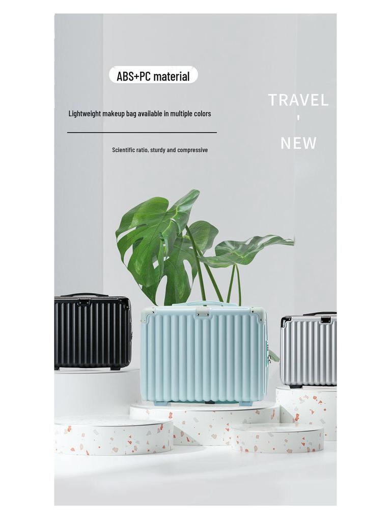 16palcový dámský kufr na kolečkách s 13palcovou kosmetickou a cestovní kabelkou