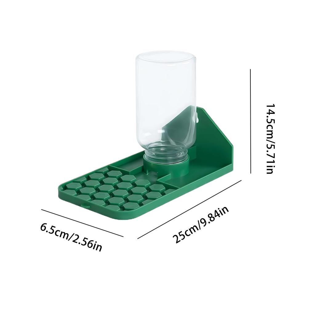 Poultry Feeder  Water Cup  Leakproof Large Capacity Clear Feeder Water Cup Feeding Container for Chicks Quail Bee Feeders