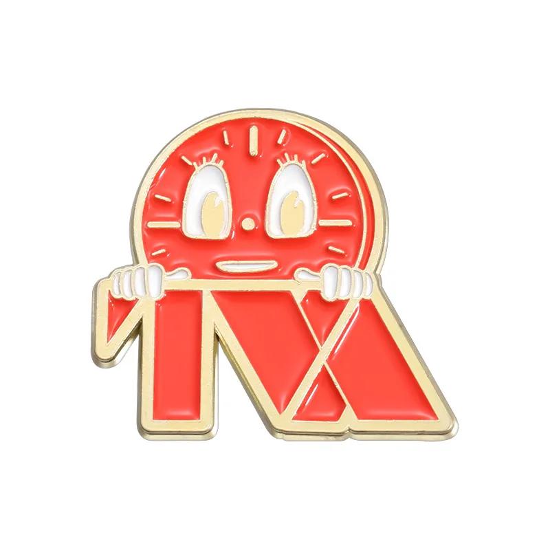 Movie Cartoon Badge Clock Miss Minutes Enamel Pins Brooch Bag Jacket Lapel Pin Custom Accessories Jewelry Gifts for Fans Friends