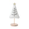 Nordic Style Wool Felt Mini Christmas Tree Ornament with Log Base