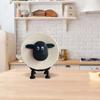 Sheep Toilet Paper Holder Household Resin Lovely Sheep Tissue Box Stackable for Home Bathroom Bedroom Vanity Night Stands