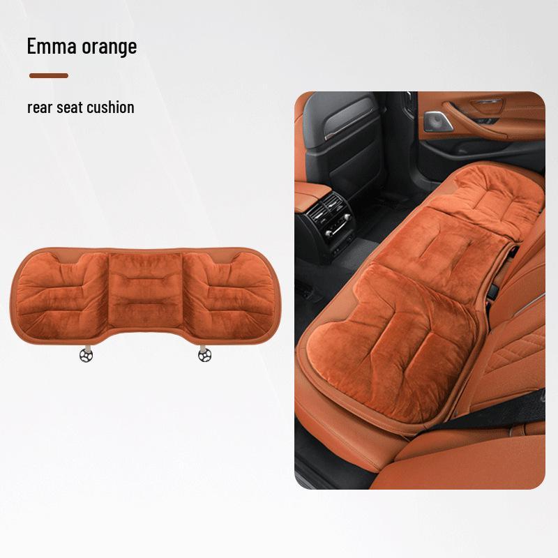Winter Flannel Car Seat Cushions - Thick, Warm, Front & Rear Options