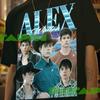 Alex Walter Grafik-Sweatshirt: Unisex Baumwollmischung T-Shirt