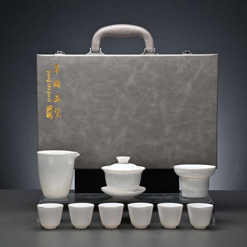 

Ru Han Gold-Painted Ceramic Tea Set