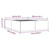 VidaXL Bed Frames Black 150x200 Cm Engineered Wood, Bedroom Furniture, Bed Base, Panel Bed, Bed, Bed 3280917