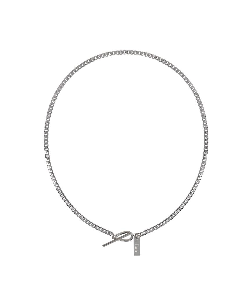 Lanarchive [1131] Holding Toggle Choker Necklace