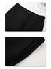 Women's Black Flared Pants - Spring 2025 High Waist Slimming Trousers