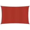 VidaXL Shade Sail 160 G/m² Red 3.5x5 M HDPE
