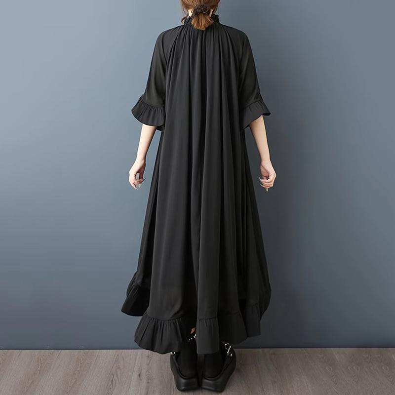 Xitao Drawstring Irregular Loose Dress ZMY1387