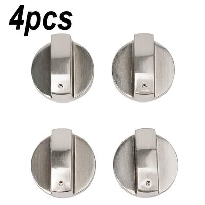 4pcs Gas Stove Knobs Cooker Oven Hob Control Knobs Switch 6mm Kitchen Cooker Gas Stove Cooktop Control Gas Stove Accessories