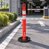 Flexible Traffic Bollard with Rubber Base High Visibility Warning Post