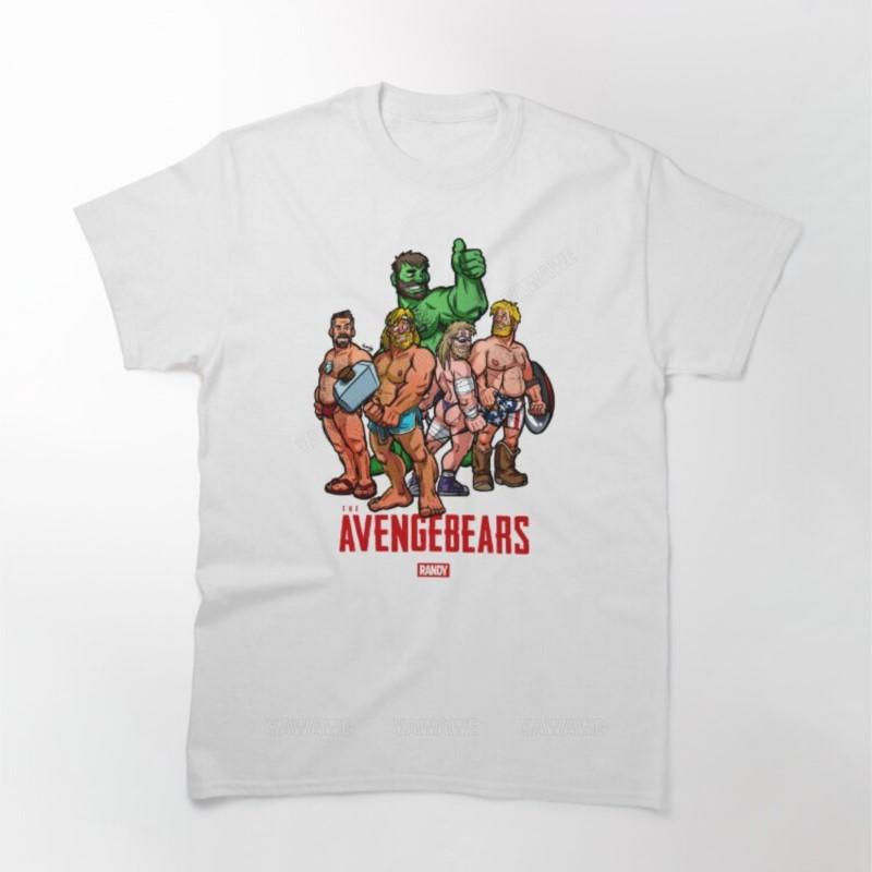 

Hot sale summer teeshirt brand tshirt for men Randys Avengebears Printed T Shirt male tshirt casual unisex short sleeve tops S