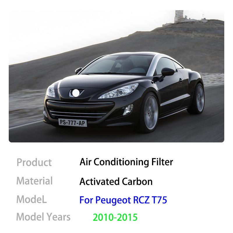Air Conditioning Filter For Peugeot RCZ T75 308 RCZ 2010 2011 2012 2013 2014 2015 6447.KL 6447.NT Car Gadgets Accessories Parts