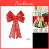 Large Illuminated Christmas Bow Decorative Wall Hanging Led Accent For Holiday Cheer