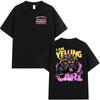 2027 Cool Ich schreie Carl Zwei Seiten Prinzessin Donut T-Shirt Dungeon Crawler Carl Spiel Cosplay T-Shirt Unisex WoUnisex Vintage Kurz S