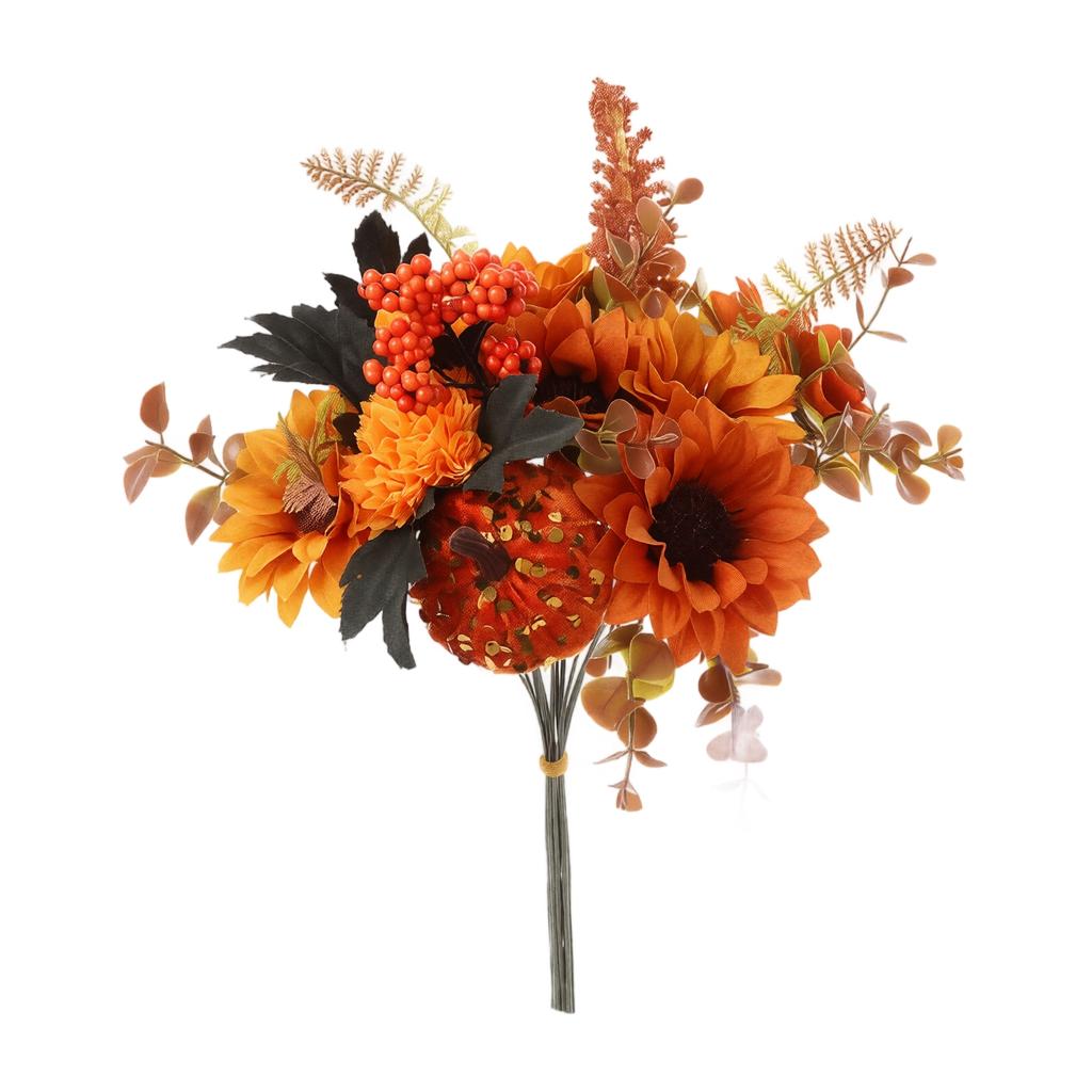 Künstliche Herbstblumen für die Thanksgiving-Tischdekoration, Kunstblumen-Arrangement für die Heimdekoration