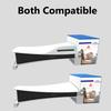 2Pcs/Set PS5 Horizontal Stand Game Card Holder Base Bracket for Sony Playstation 5 Disk  Digital Edition Console Accessories