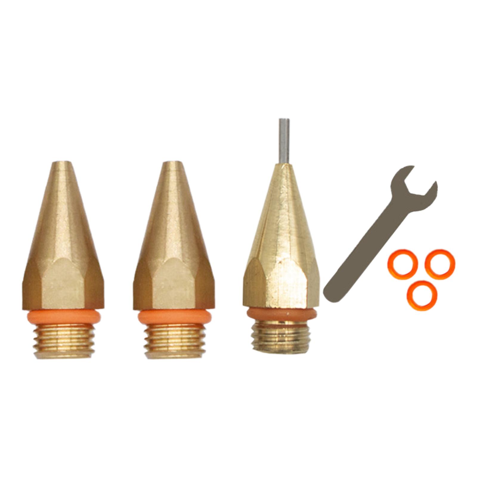 

Hot Glue Tool Nozzles Set Replaceable Accessories Fine Nozzle for Glue Tool Interchangeable Small Diameter Nozzle