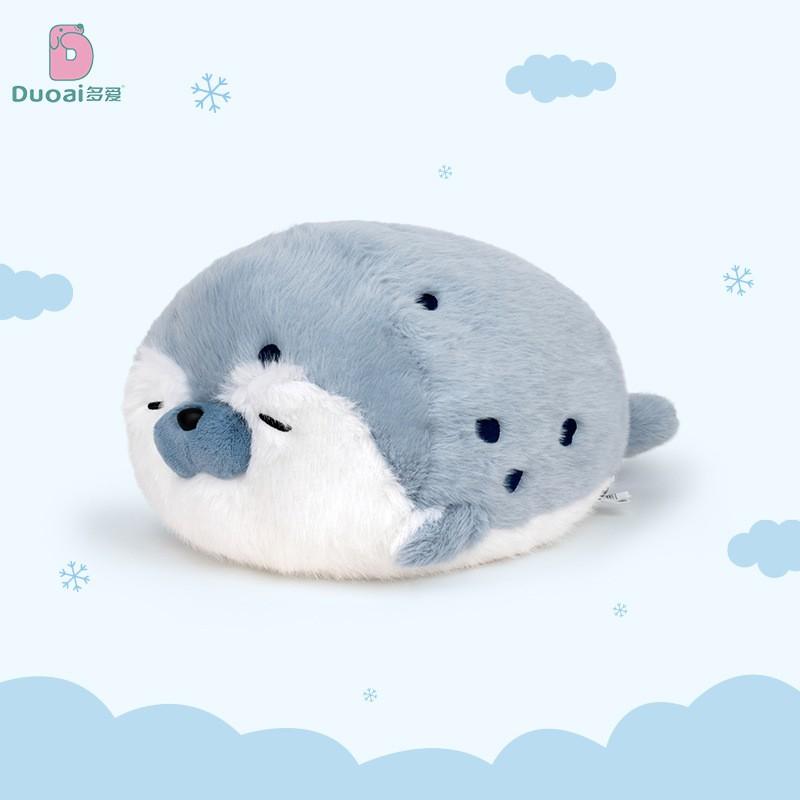 Cute Plush Sea Otter Seal Stuffed Animal Soft Pillow Comfort Sleep Birthday Gift