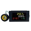 Multifunktionaler Stromzähler D69-2049: AC-Spannungs-, Strom- und 100A-Monitor mit Farb-LCD-Anzeige.