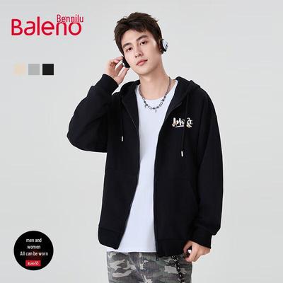 Baleno Men's Hooded Zip-Up Graffiti Sweatshirt
