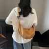 Canvas bag women's summer new niche design fashion shoulder bag versatile messenger bag dumpling bag