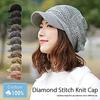 Knit Cap with Medical Newsboy Chemotherapy Care Loose Summer Knit Hospital Available in Various Colors [hanahana15] Brim, Cap, Stylish, Women's,