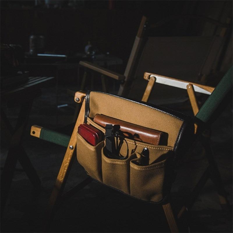 Folding Chair Armrest Hanging Storage Pouch Camping Chair Armrest Storage Bag  Outdoor Chair Side Pocket Hanging Pouch