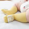 1/5Pairs Newborn Cotton Socks Anti Slip Baby Boy Socks Cartoon Infant Floor Socks For Girls Spring Autumn Baby Accessories 0-2Y
