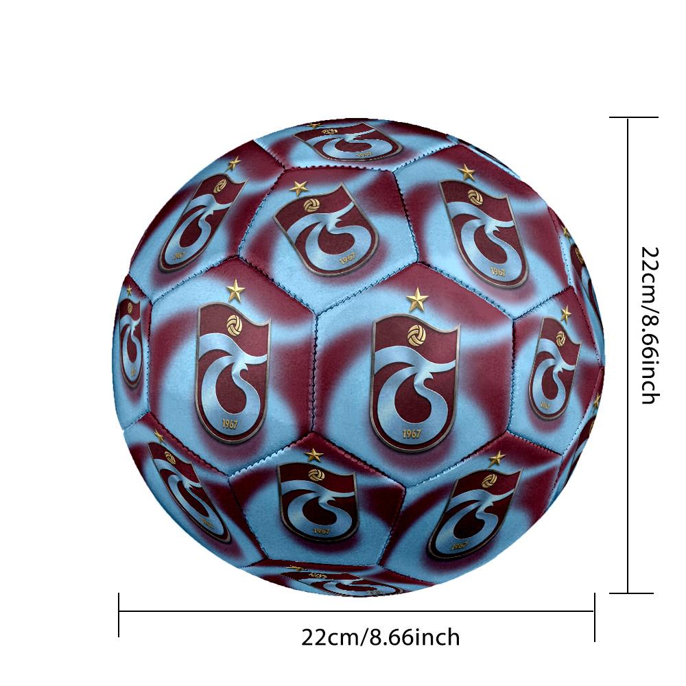 Trabzonspor FC Size 5 Standard Football Durable Training Match Soccer Ball for Adult Outdoor Sports