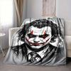 1pc Joker Clown Flannel Throw Blanket Lightweight Soft Warm All Season Blanket for Sofa, Bed, Travel, Camping L1024224