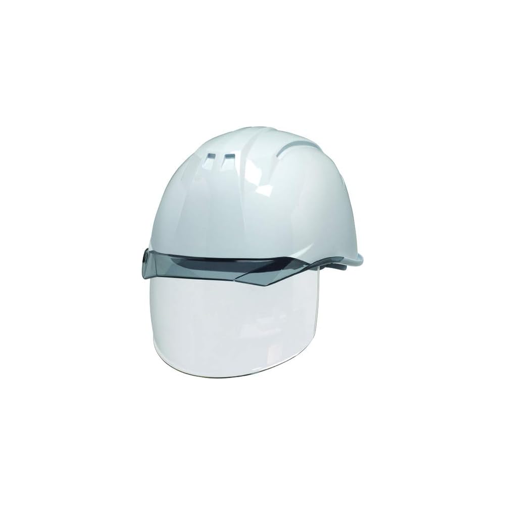 DIC AA11EVO-CS Transparent Visor Helmet with Shield White/Smoke Color