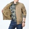 Men's Winter Plush Thickened Business Casual Stand Collar Jacket