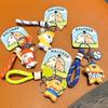 Line Puppy Games Keychain Baseball Badminton Cute Cartoon Backpack Pendant Couple Keychain