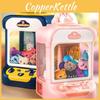 Small Electric Claw Machine For Kids Colorful Home Arcade Game With Plush Dolls And Capsules