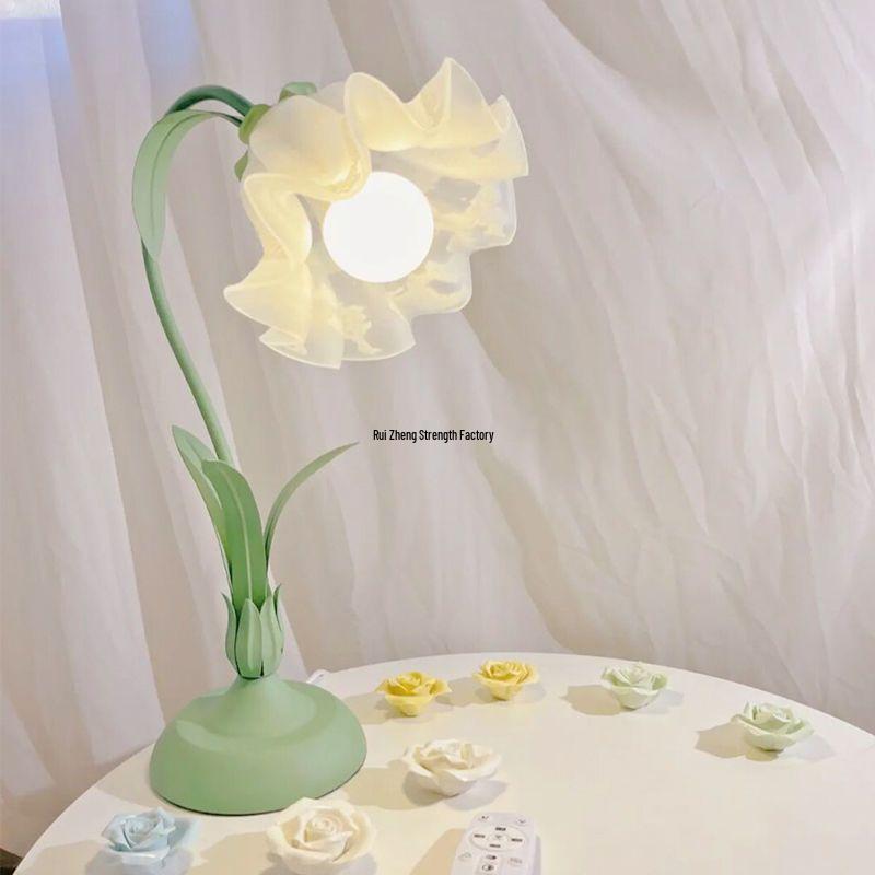 Romantic LED Bedside Table Lamp – Ideal Girl's Birthday Gift & Bedroom Atmosphere Light