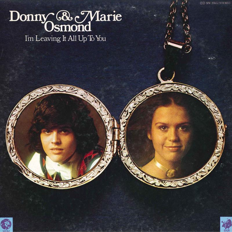 LP Record DONNY & MARIE OSMOND - I'm Leaving It All Up To You MM2065 MGM 1974 Japan Obi Pop Used