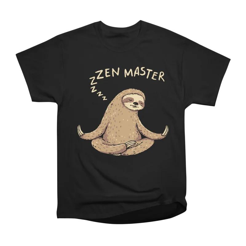 Men Casual Shirts Short Sleeves CALMER THAN YOU ARE Black Tees Oversized T-shirts S чёрный