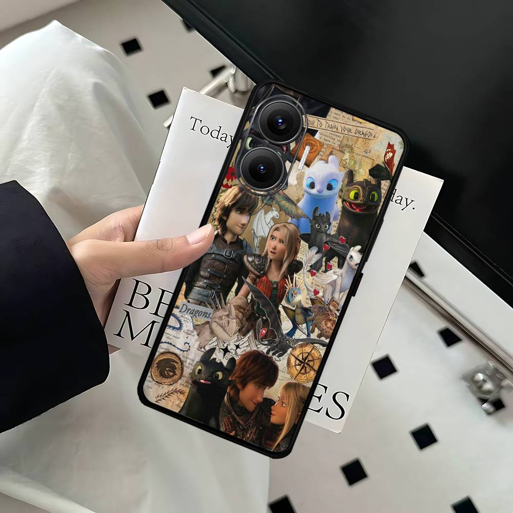 Movie How To T-Train Your D-Dragon Phone Case For Xiaomi Mi 5X 8 9 10 11 12 Lite Pro 10T PocoX3pro PocoM3 Note 10 Pro Lite
