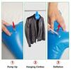 Next Blue Wrinkle-Free Laundry Hanger, Portable Air Hanger for Travel and Home Use, Set of 5