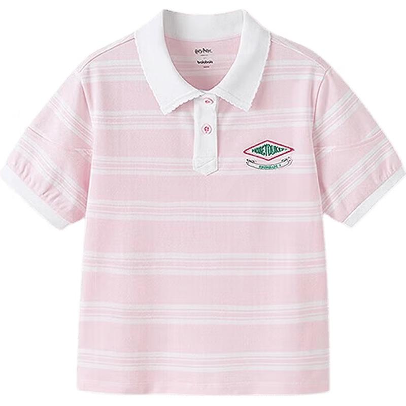 Balabala Girls' Short Sleeve Harry Potter Polo T-Shirt