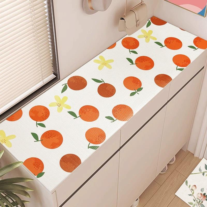 1 Roll Placemats Thickened Dustproof Reusable Drawer Liner Mats Multifunctional Kitchen Table Mat Moisture-proof