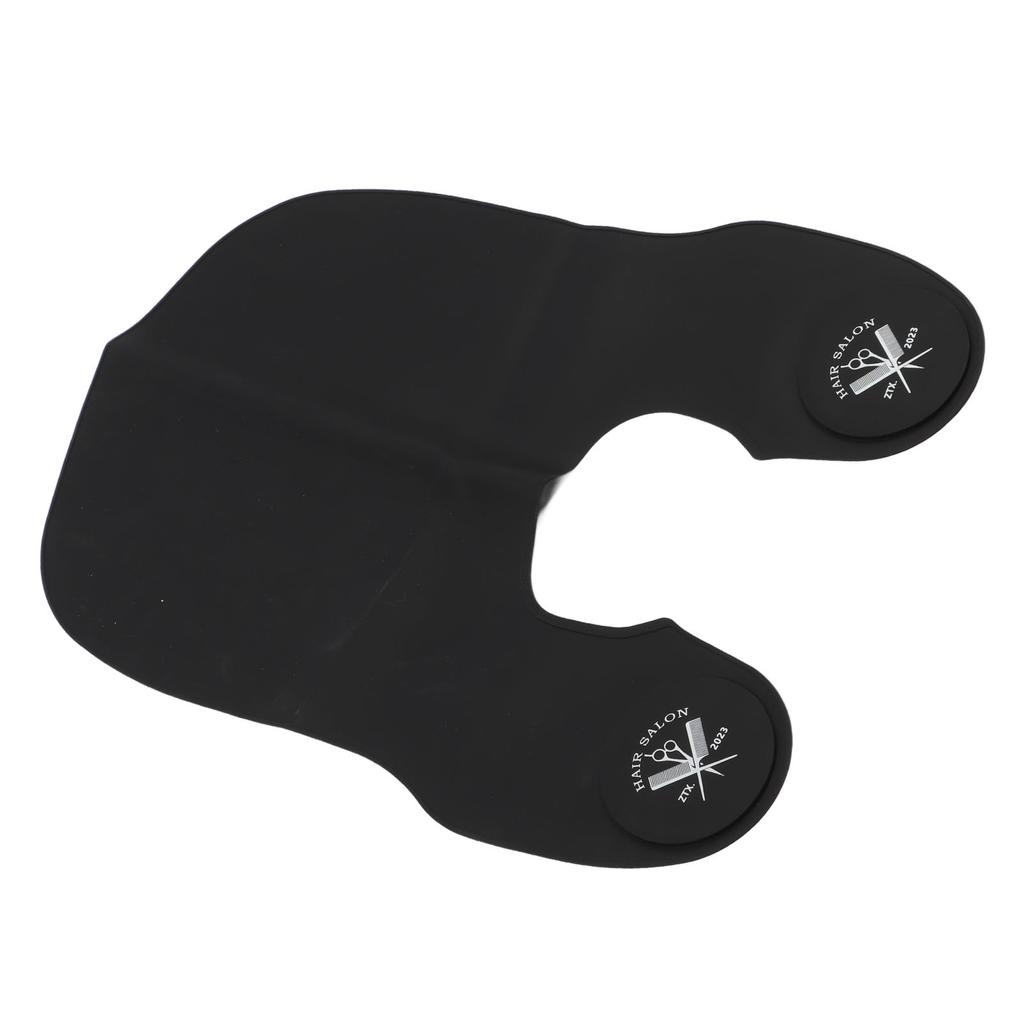 Podložka na stříhání vlasů Černá Vodotěsná Silikonová Velká Velikost Salon Kadeřnictví Stříhací Límec