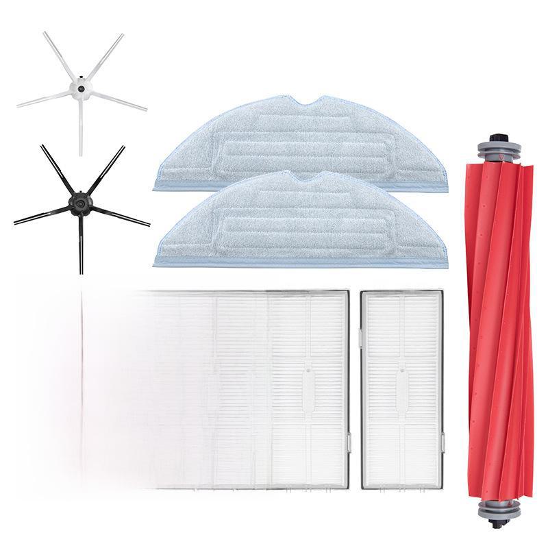 Compatible Accessories for Roborock S7/T7S Plus: Main Roller Brush, Rag, Dust Bag, Filter