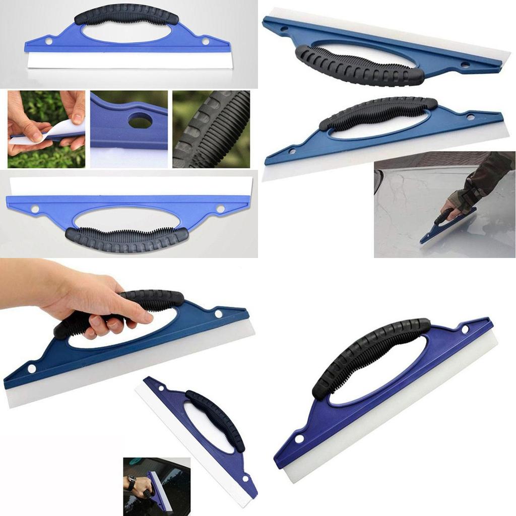 Premium Window Windshield Silicone Wiper Scraper Cleaner With Ergonomic Design