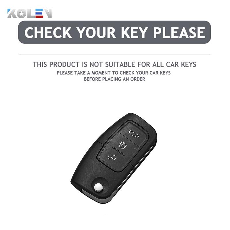 Fashion TPU Car Flip Key Case Cover Shell Fob for Ford Focus 2 MK2 Fiesta Mondeo Galaxy Ecosport Kuga Escape Falcon B-Max C-Max